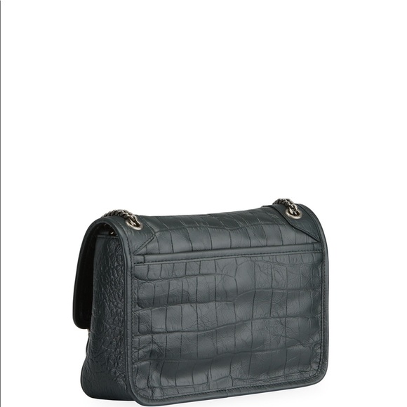 Saint Laurent Niki baby crocodile embossed bag - Picture 3 of 12